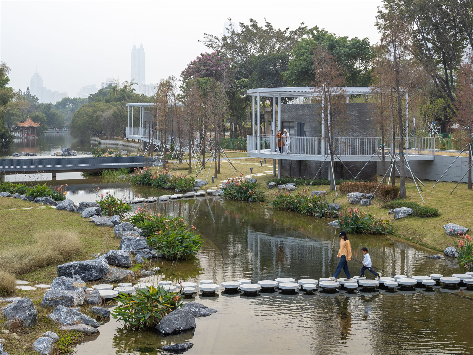 深圳荷水文化基地暨洪湖公園水質(zhì)凈化廠上部景觀設(shè)計 | 南沙原創(chuàng)