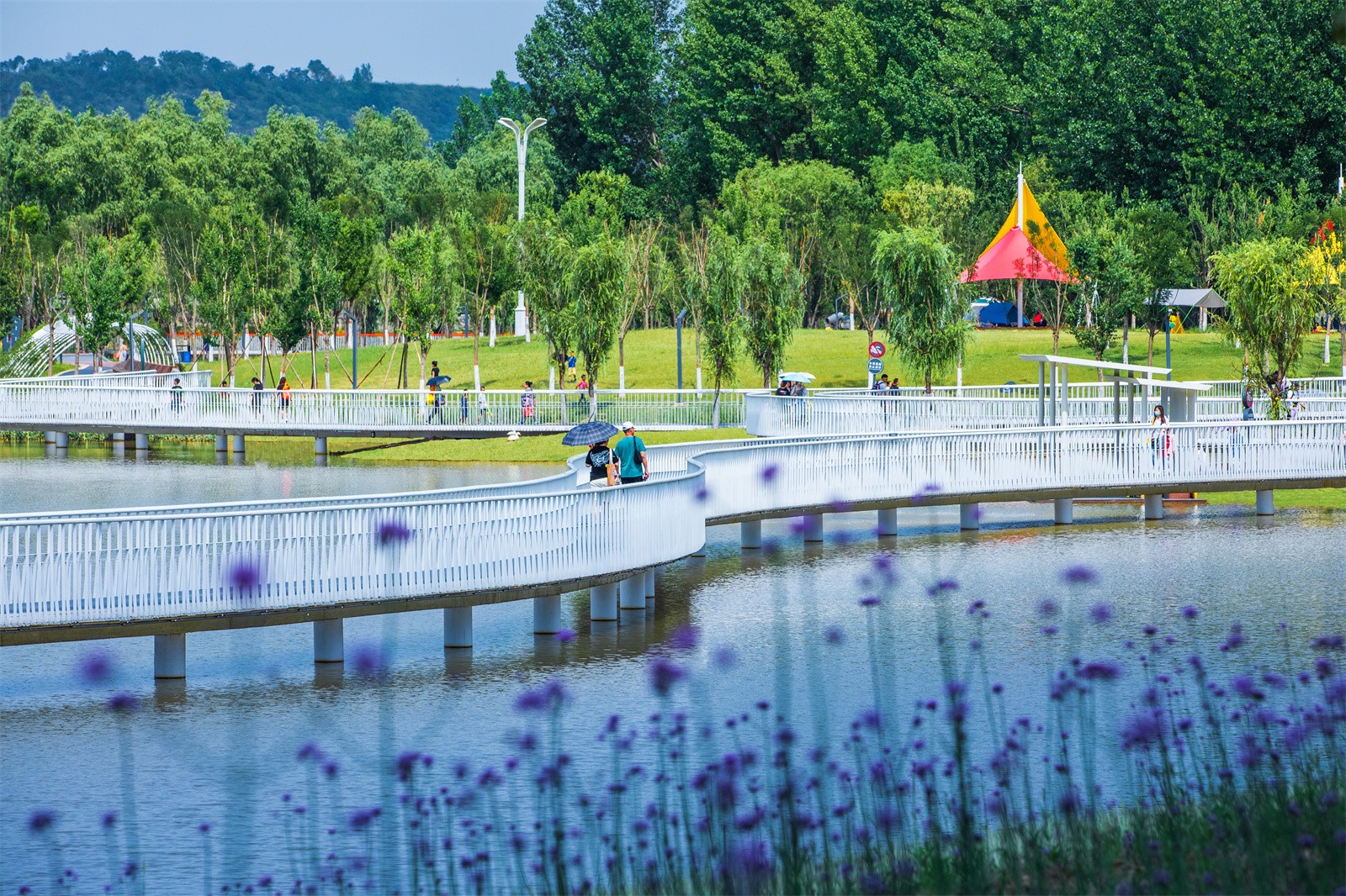 西安樊川公園二期景觀設(shè)計 | 中電建西北院+赤地設(shè)計