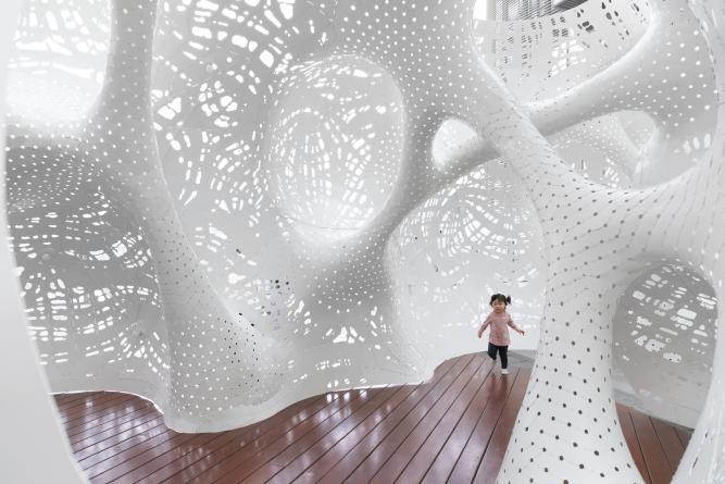 蘇州金湖雙年展的布爾算子裝置設(shè)計 | MARC FORNES/THEVERYMANY