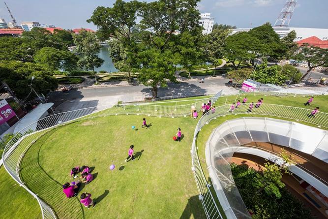 越南檳椥TTC 精英幼兒園景觀建筑設(shè)計(jì) | kientruc o