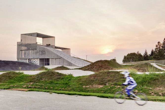 加拿大BMX自行車越野賽道及倉庫景觀與建筑設(shè)計(jì) | Kleinfeldt Mychajlowycz Architects