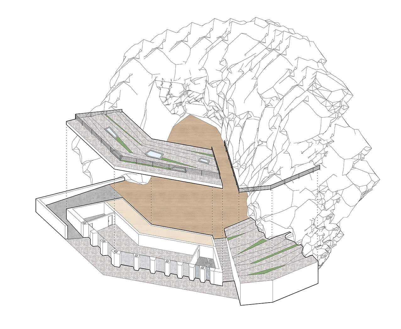 06-石窩劇場(chǎng)爆炸圖 Axonometric explosion.jpg