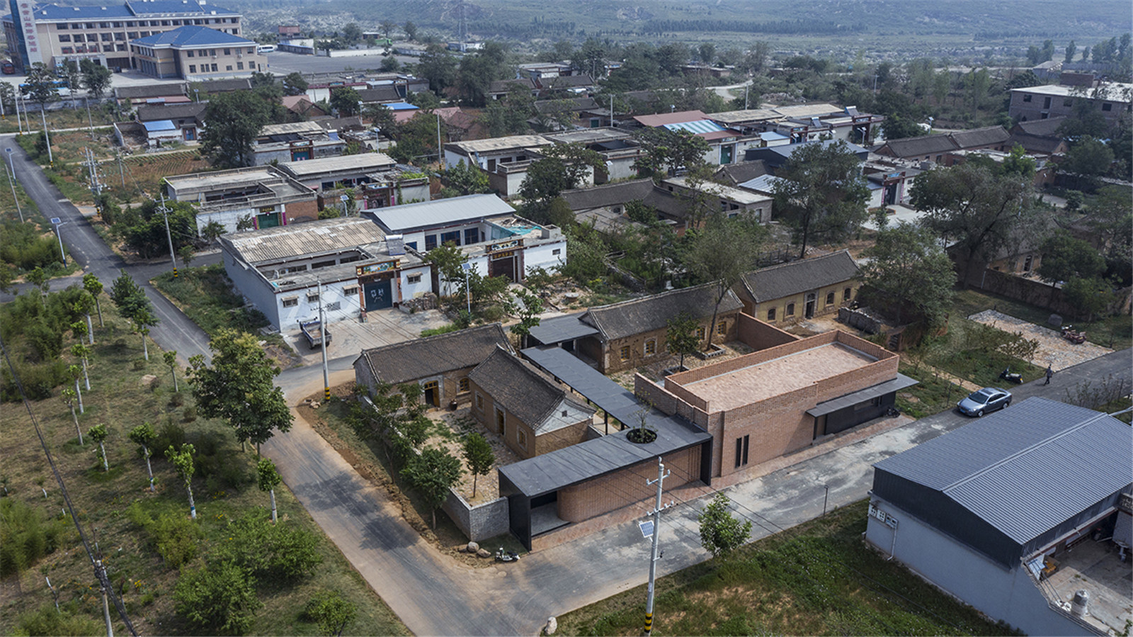 23_豫北民居展廳鳥瞰  the bird view of Gallery of North Henan Folk Residence.jpg